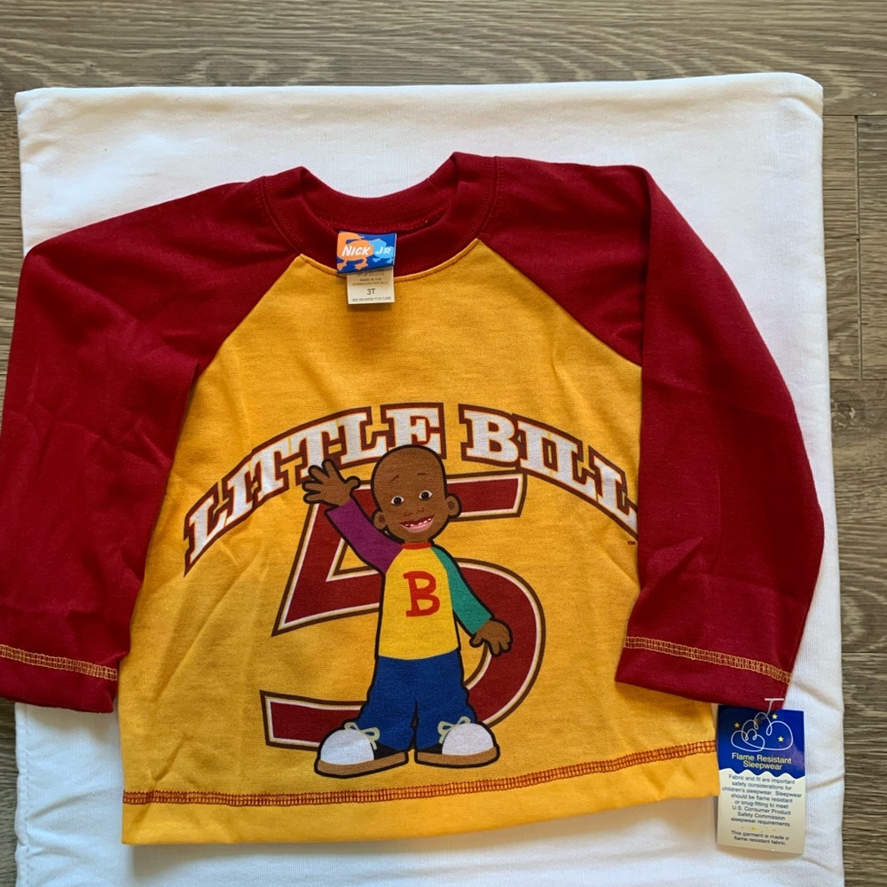 New Little Bill Long Sleeve Pajama Set 3T